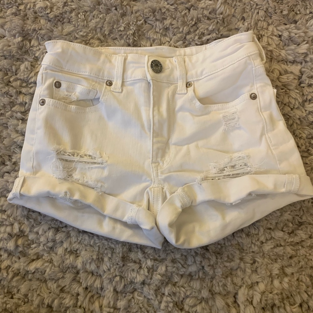 AE White Shorts